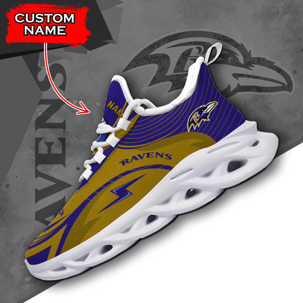 Baltimore Ravens NFL Max Soul Shoes Sneakers For Men And Women