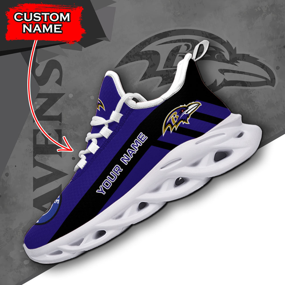 Baltimore Ravens NFL Max Soul Shoes Sneakers For Men And Women