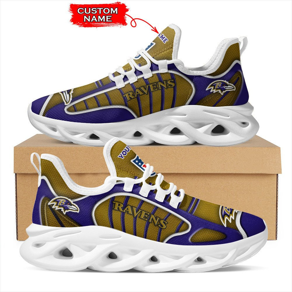Baltimore Ravens NFL Max Soul Shoes Sneakers For Men And Women