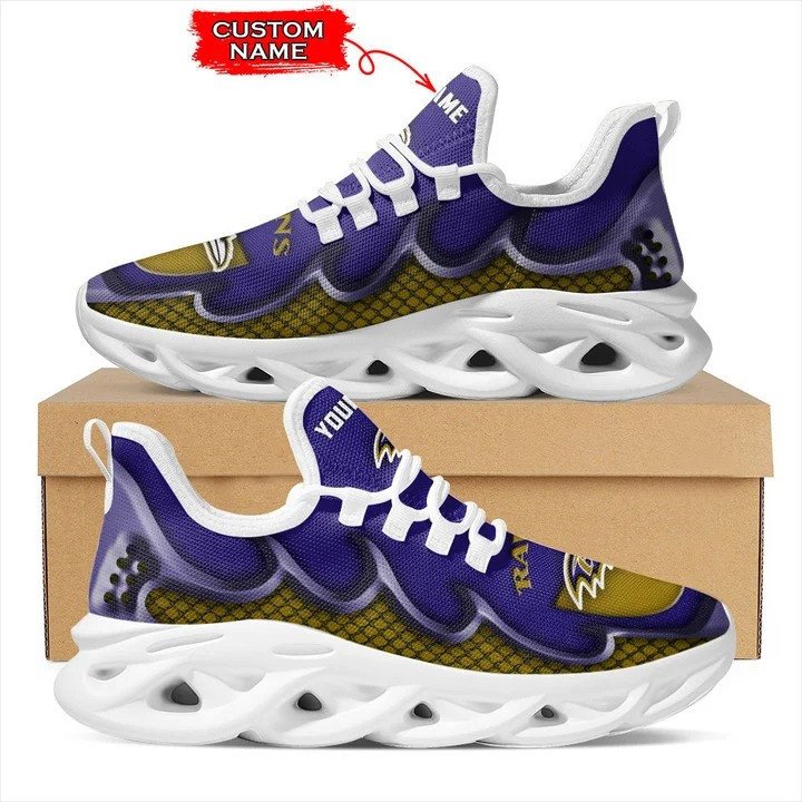 Baltimore Ravens NFL Max Soul Shoes Sneakers For Men And Women