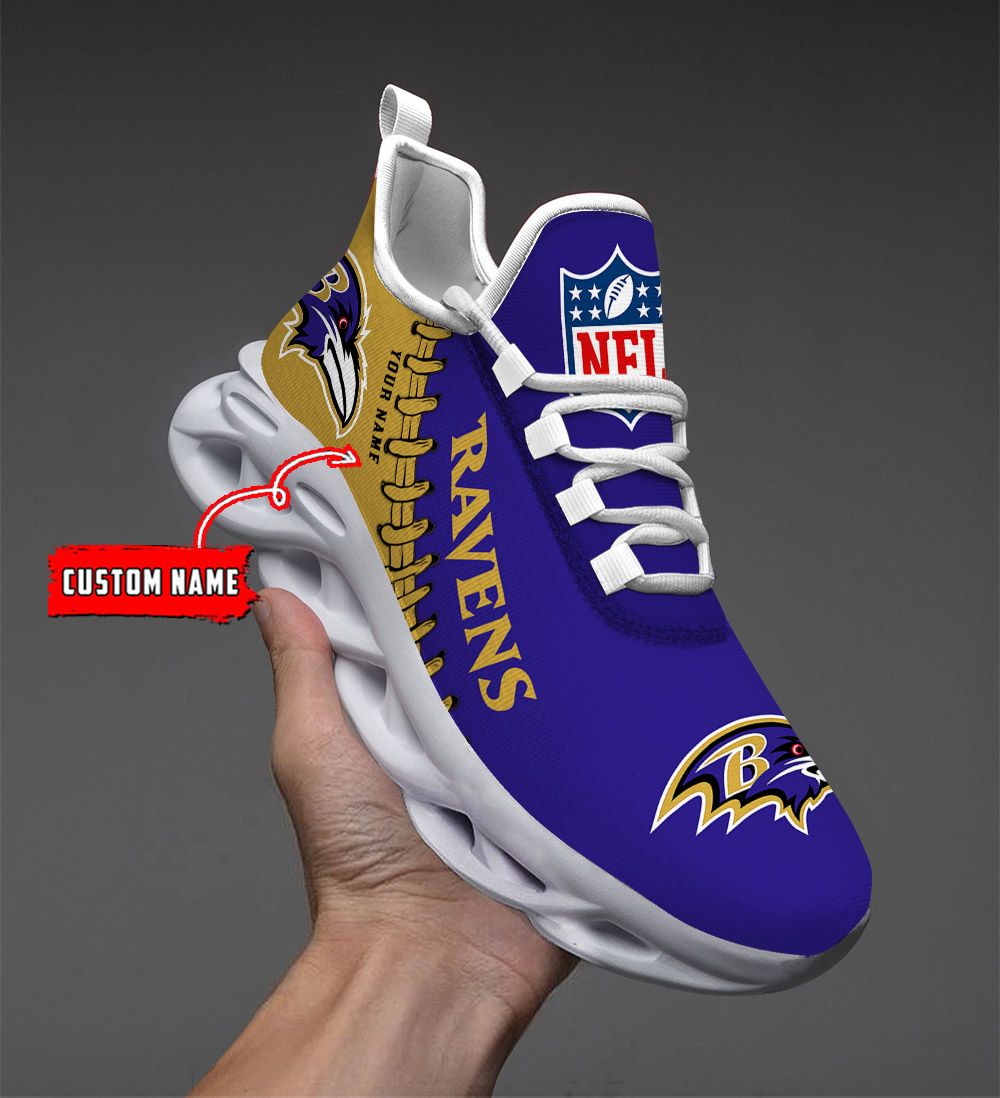 Baltimore Ravens NFL Max Soul Shoes Sneakers For Men And Women