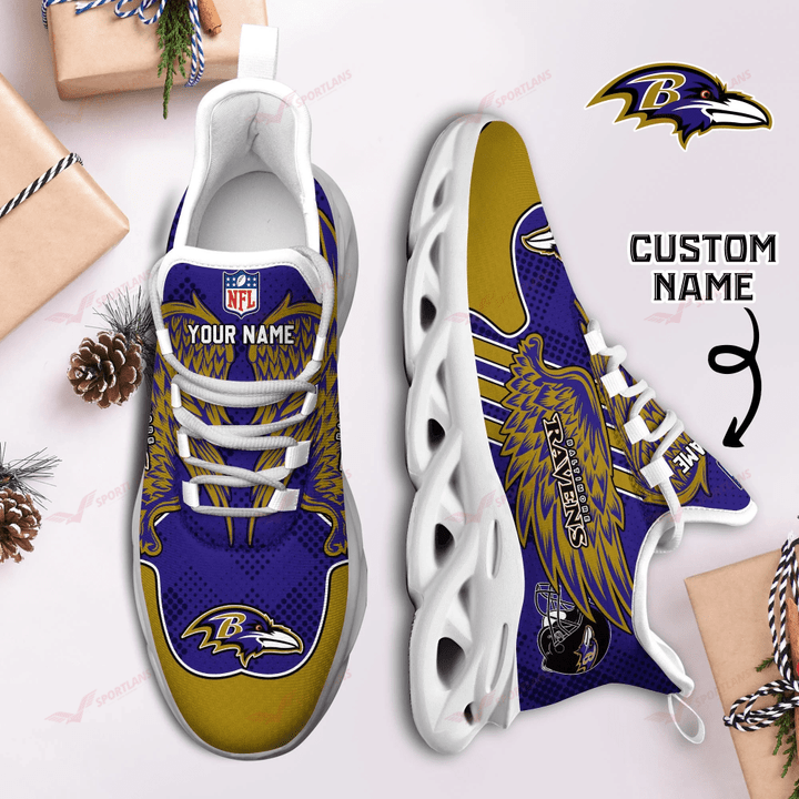 Baltimore Ravens NFL Max Soul Shoes Sneakers For Men And Women
