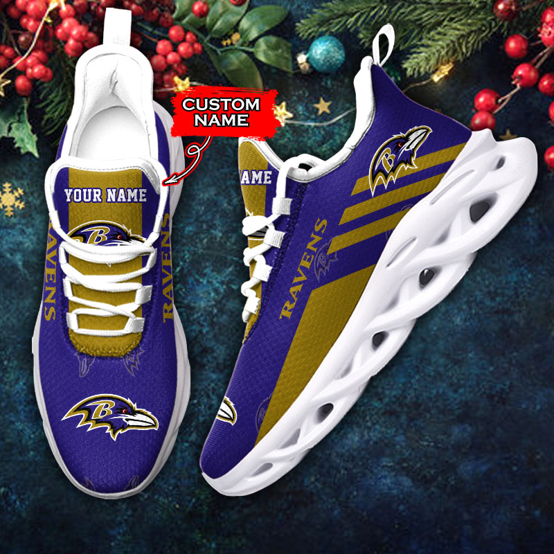 Baltimore Ravens NFL Max Soul Shoes Sneakers For Men And Women