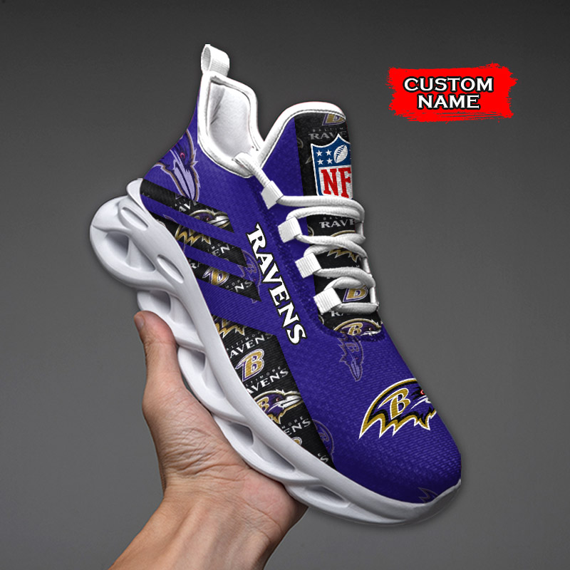 Baltimore Ravens NFL Max Soul Shoes Sneakers For Men And Women