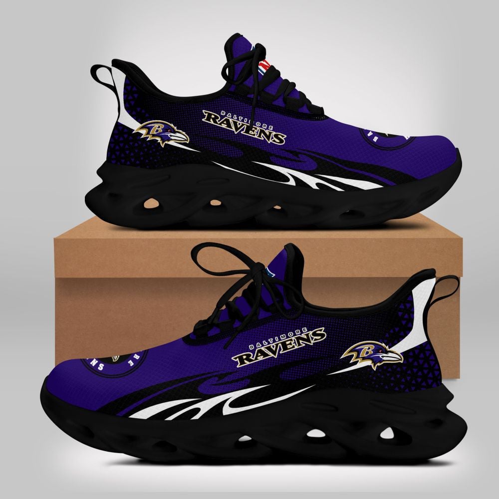 Baltimore Ravens NFL Max Soul Shoes Sneakers For Men And Women