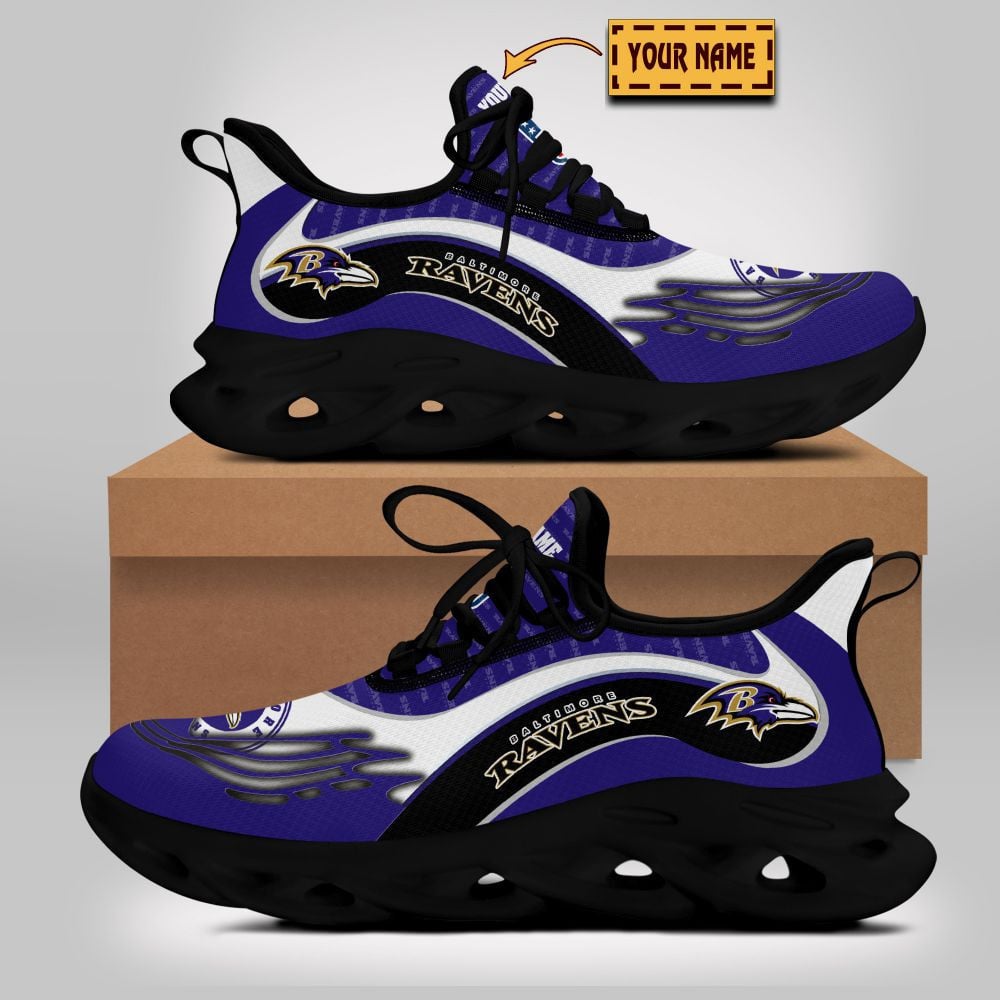 Baltimore Ravens NFL Max Soul Shoes Sneakers For Men And Women