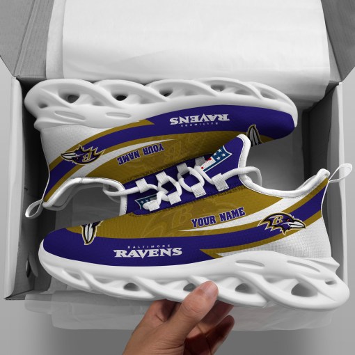 Baltimore Ravens NFL Max Soul Shoes Sneakers For Men And Women