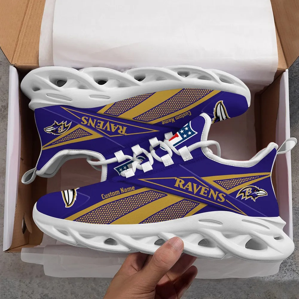 Baltimore Ravens NFL Max Soul Shoes Sneakers For Men And Women