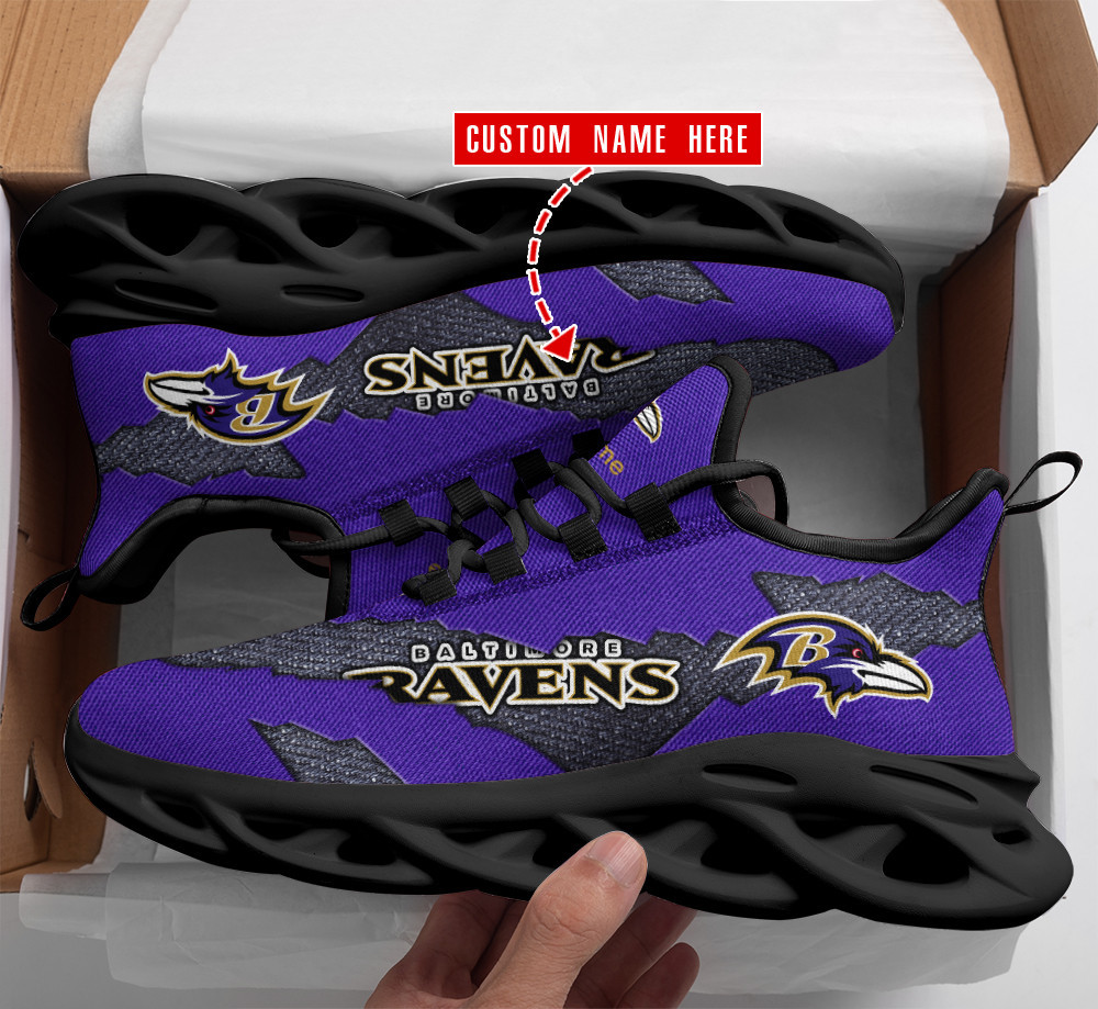 Baltimore Ravens NFL Max Soul Shoes Sneakers For Men And Women
