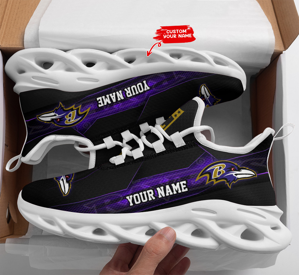 Baltimore Ravens NFL Max Soul Shoes Sneakers For Men And Women