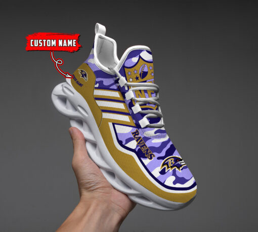 Baltimore Ravens NFL Max Soul Shoes Sneakers For Men And Women