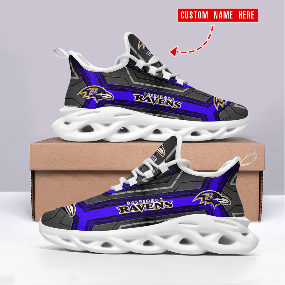 Baltimore Ravens NFL Max Soul Shoes Sneakers For Men And Women