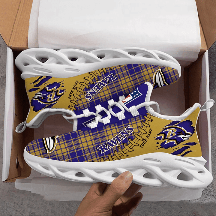 Baltimore Ravens NFL Max Soul Shoes Sneakers For Men And Women