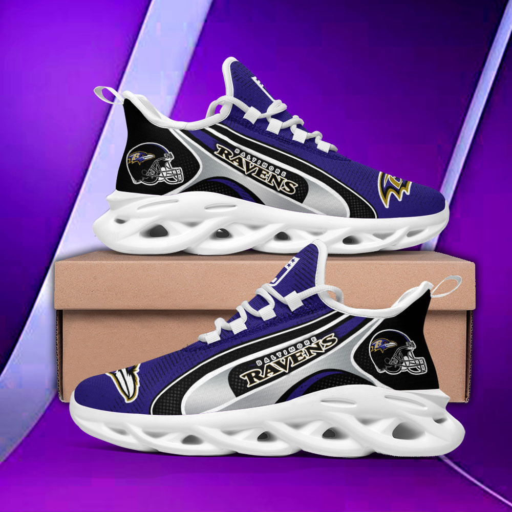 Baltimore Ravens NFL Max Soul Shoes Sneakers For Men And Women