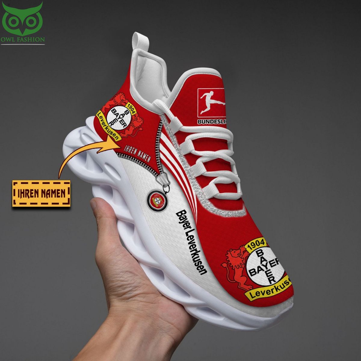 Bayer 04 Leverkusen Max Soul Shoes Sneakers For Men And Women