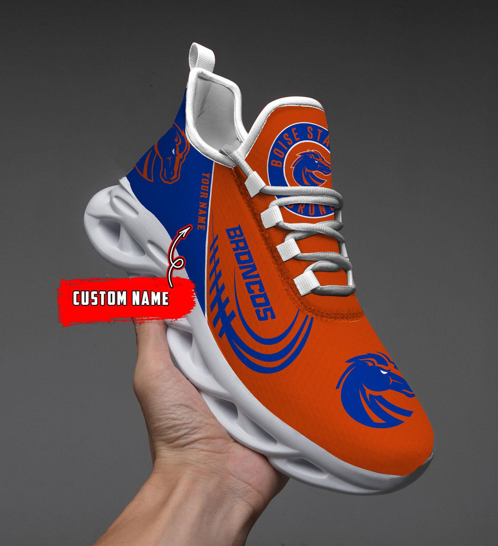 Boise State Broncos Max Soul Shoes Sneakers For Men And Women