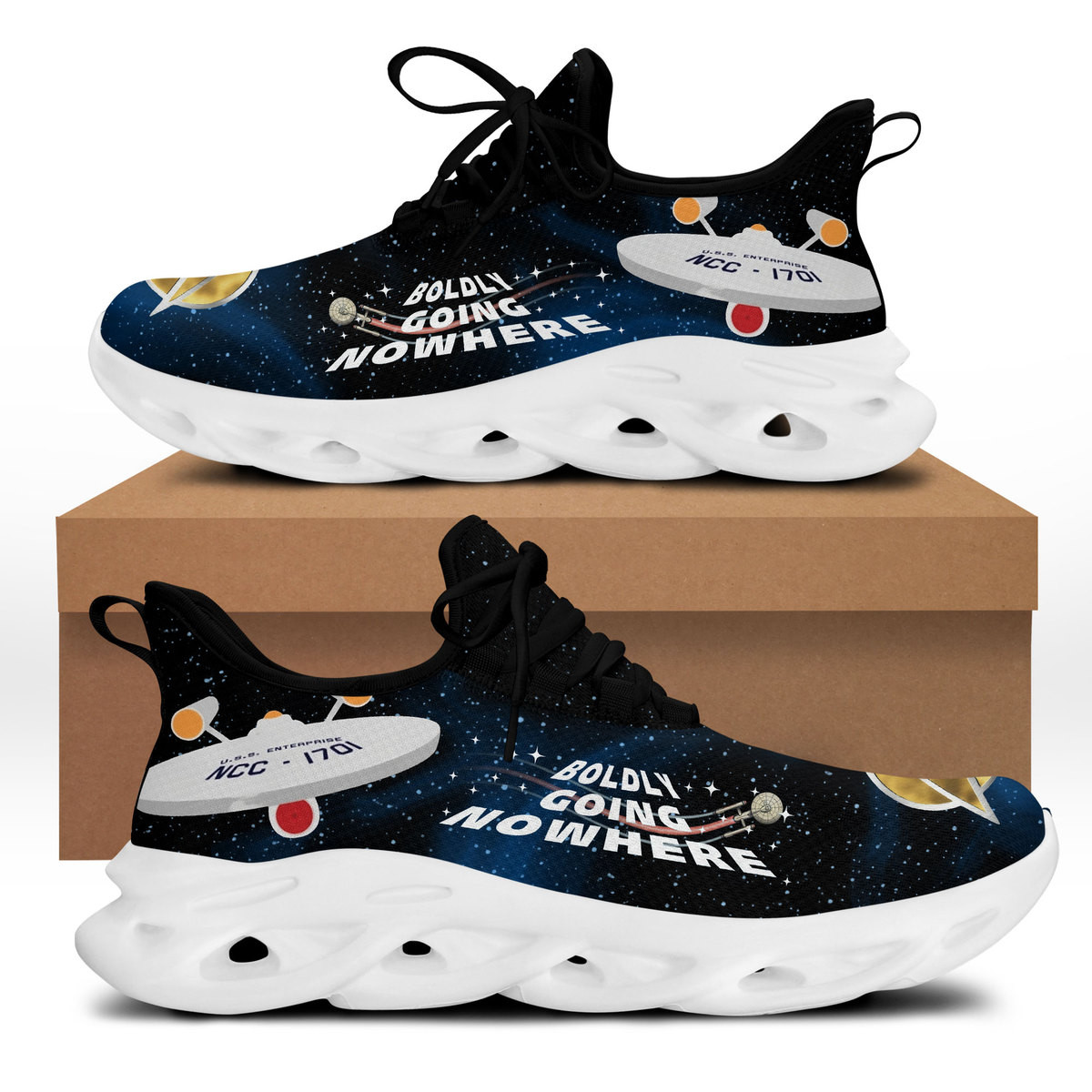 Boldly Going Nowhere Max Soul Shoes Sneakers For Men And Women