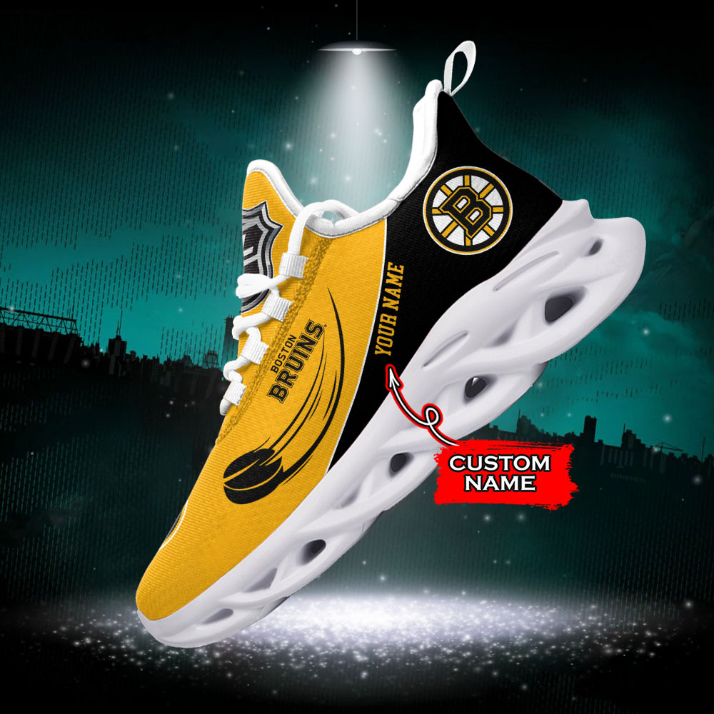 Boston Bruins NHL Max Soul Shoes Sneakers For Men And Women