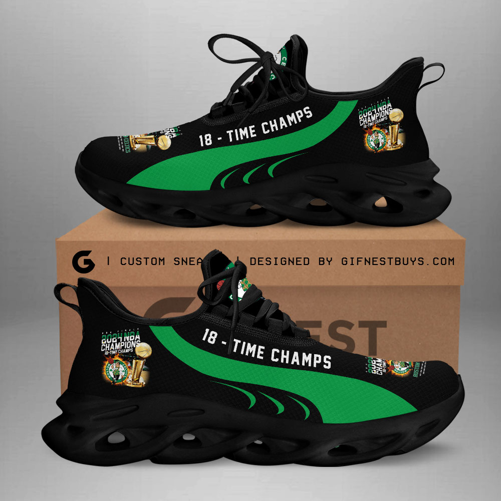 Boston Celtics Max Soul Shoes Sneakers For Men And Women