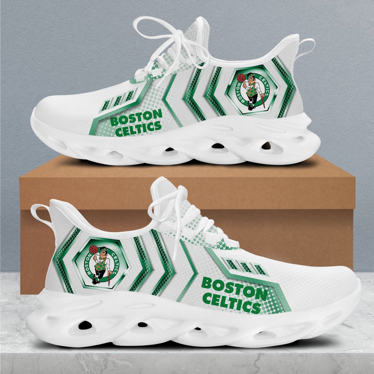 Boston Celtics Max Soul Shoes Sneakers For Men And Women