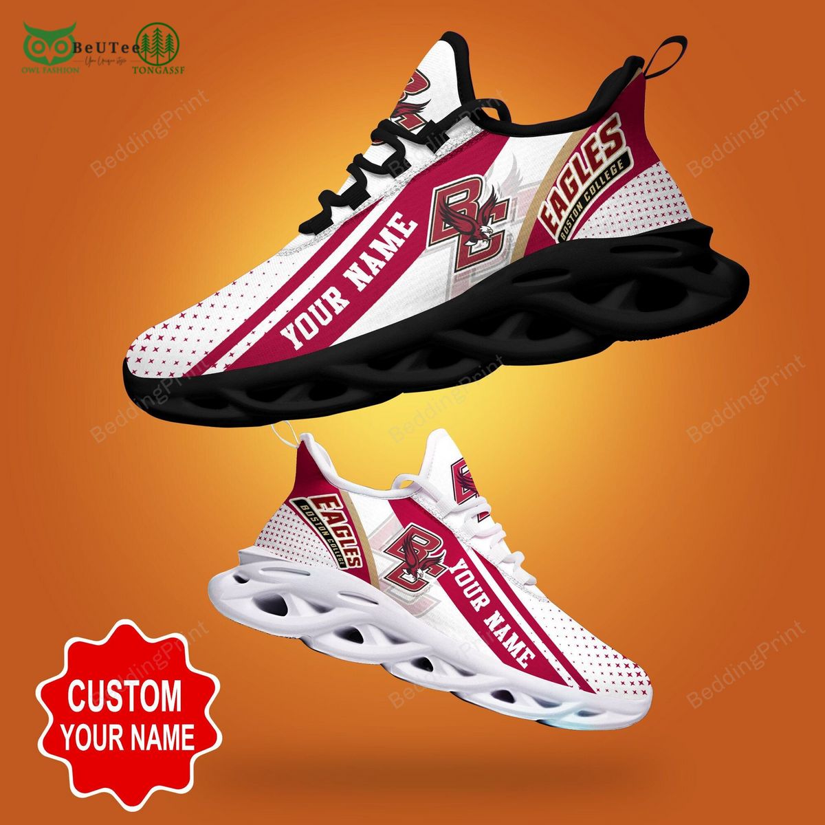 Boston College Eagles Max Soul Shoes Sneakers For Men And Women