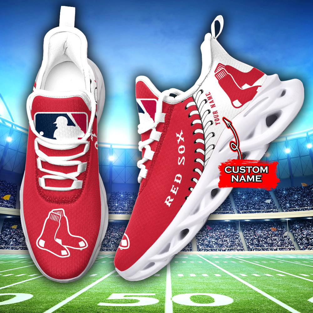 Boston Red Sox MLB Max Soul Shoes Sneakers For Men And Women