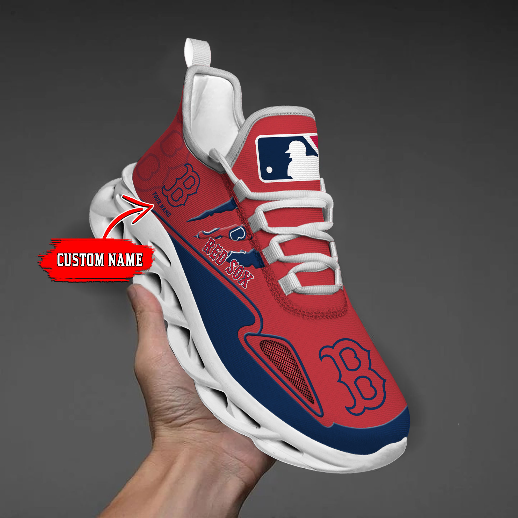 Boston Red Sox Max Soul Shoes Sneakers For Men And Women