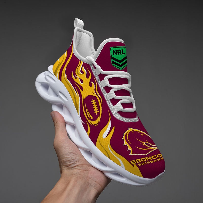 Brisbane Broncos Max Soul Shoes Sneakers For Men And Women