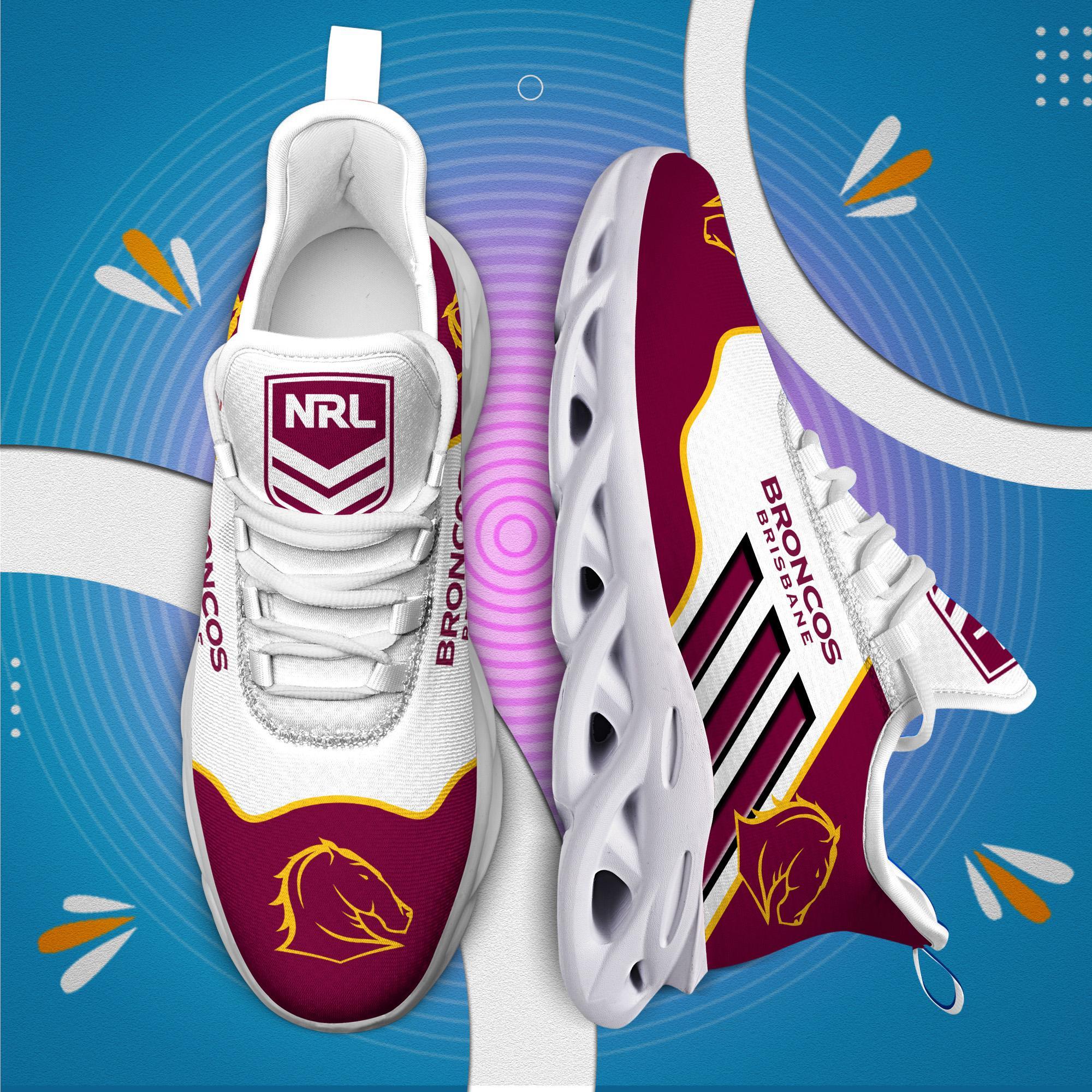 Brisbane Broncos Max Soul Shoes Sneakers For Men And Women
