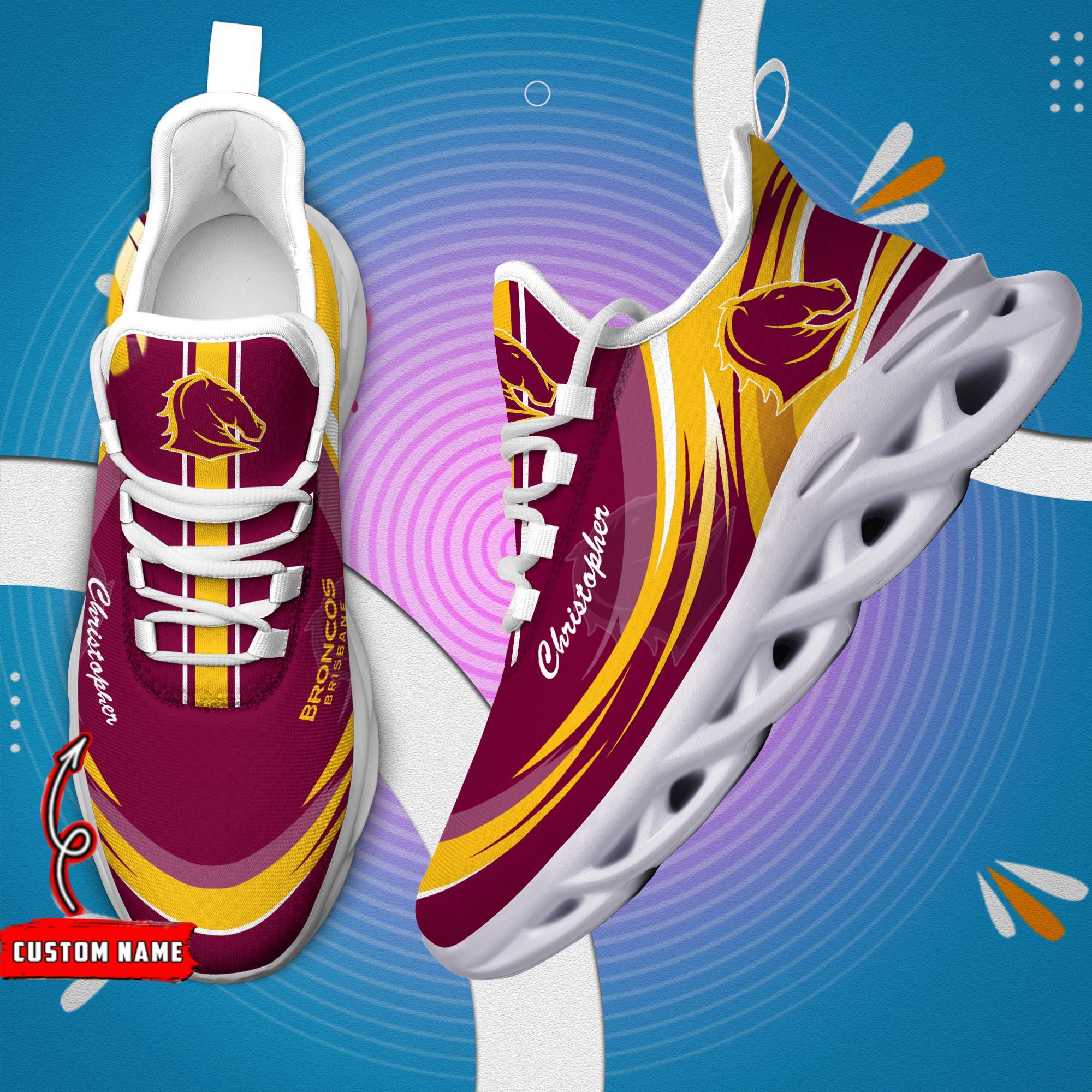 Brisbane Broncos Max Soul Shoes Sneakers For Men And Women