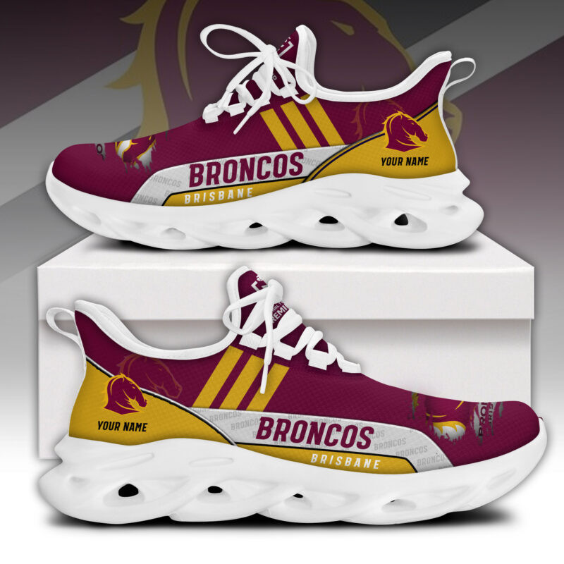 Brisbane Broncos Max Soul Shoes Sneakers For Men And Women