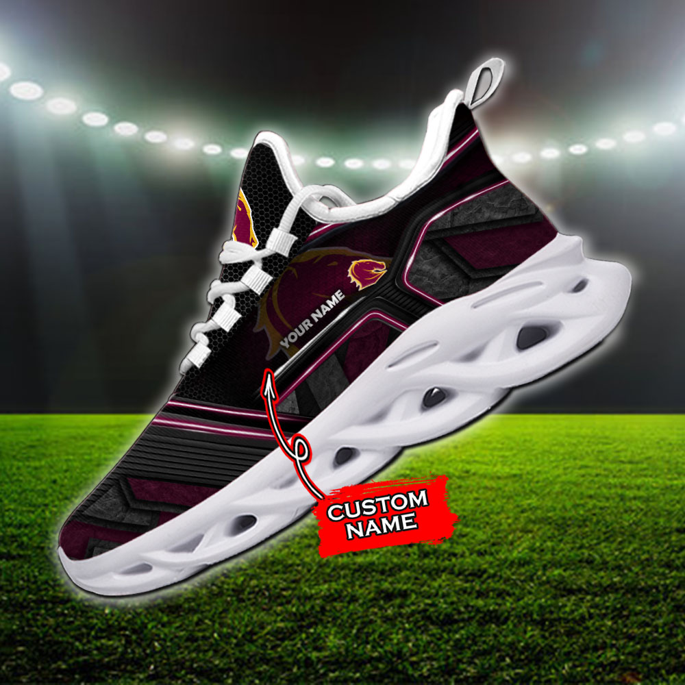 Brisbane Broncos NRL Max Soul Shoes Sneakers For Men And Women