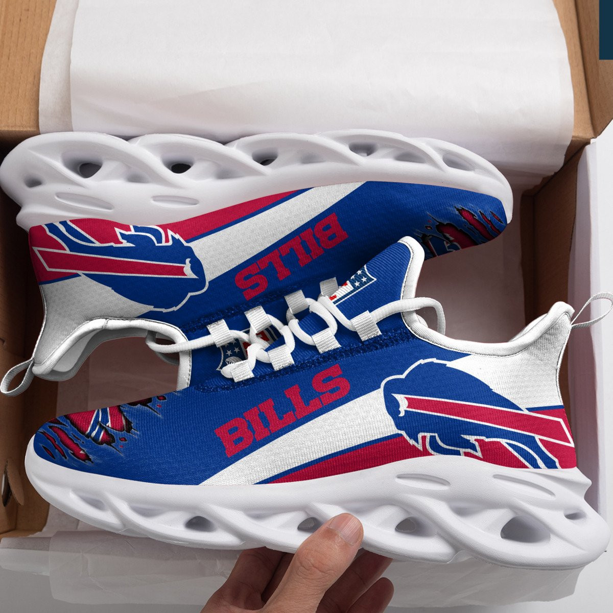 Buffalo Bills NFL Max Soul Shoes Sneakers For Men And Women