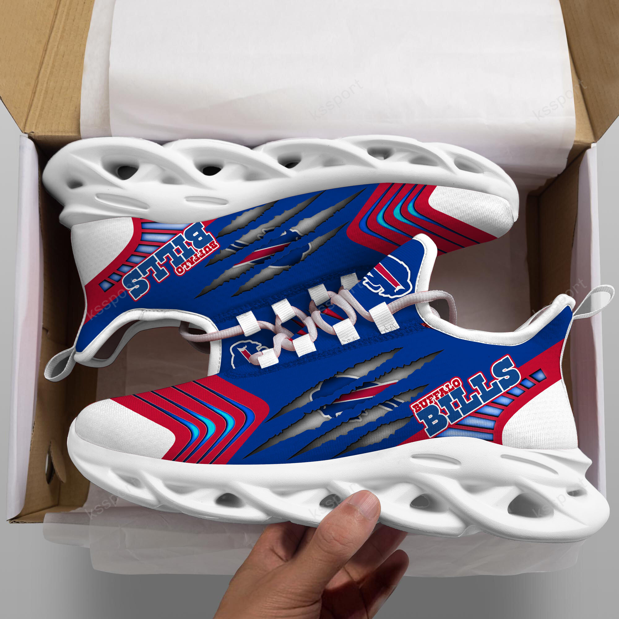 Buffalo Bills NFL Max Soul Shoes Sneakers For Men And Women