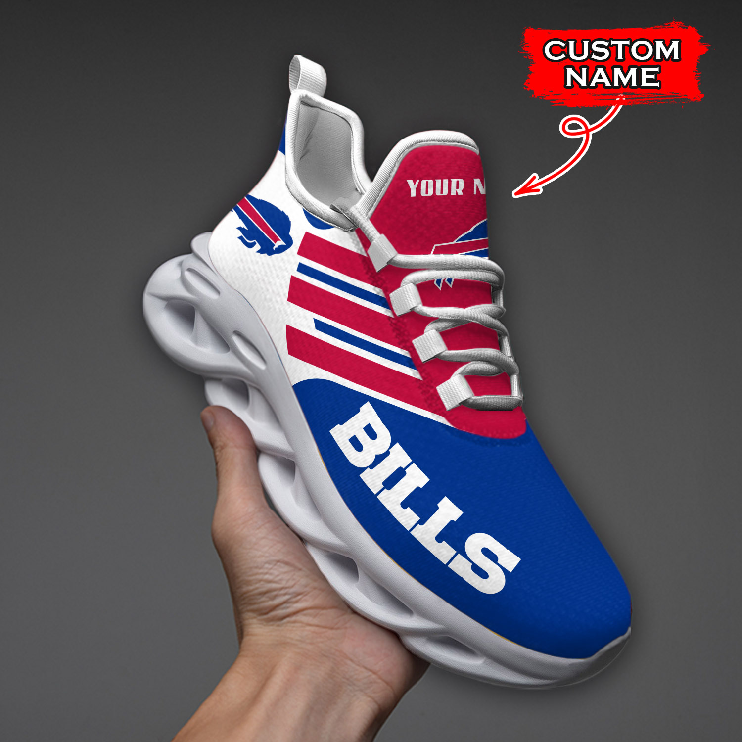 Buffalo Bills NFL Max Soul Shoes Sneakers For Men And Women