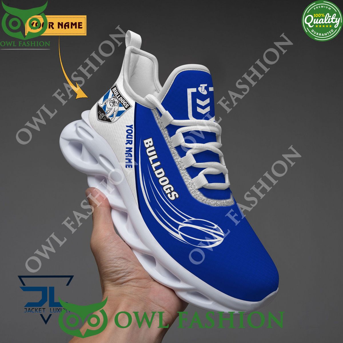 Canterbury Bankstown Bulldogs Max Soul Shoes Sneakers For Men And Women