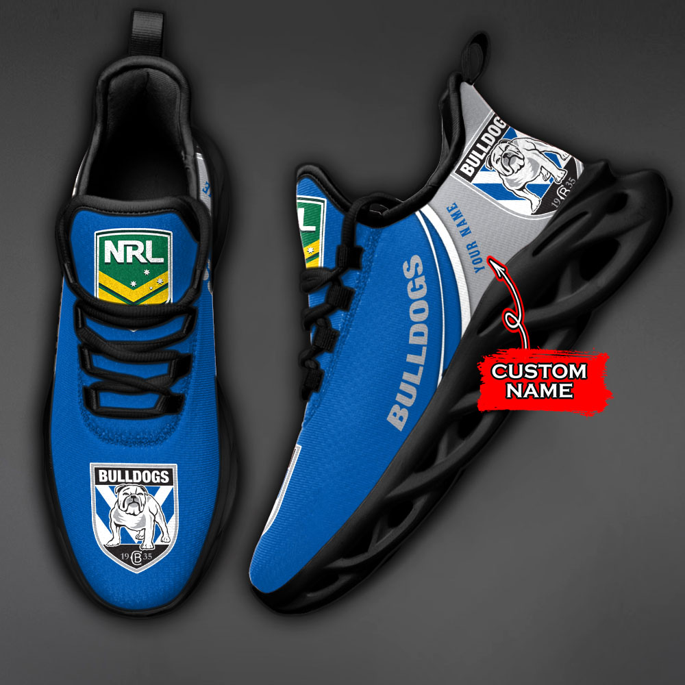 Canterbury-Bankstown Bulldogs NRL Max Soul Shoes Sneakers For Men And Women