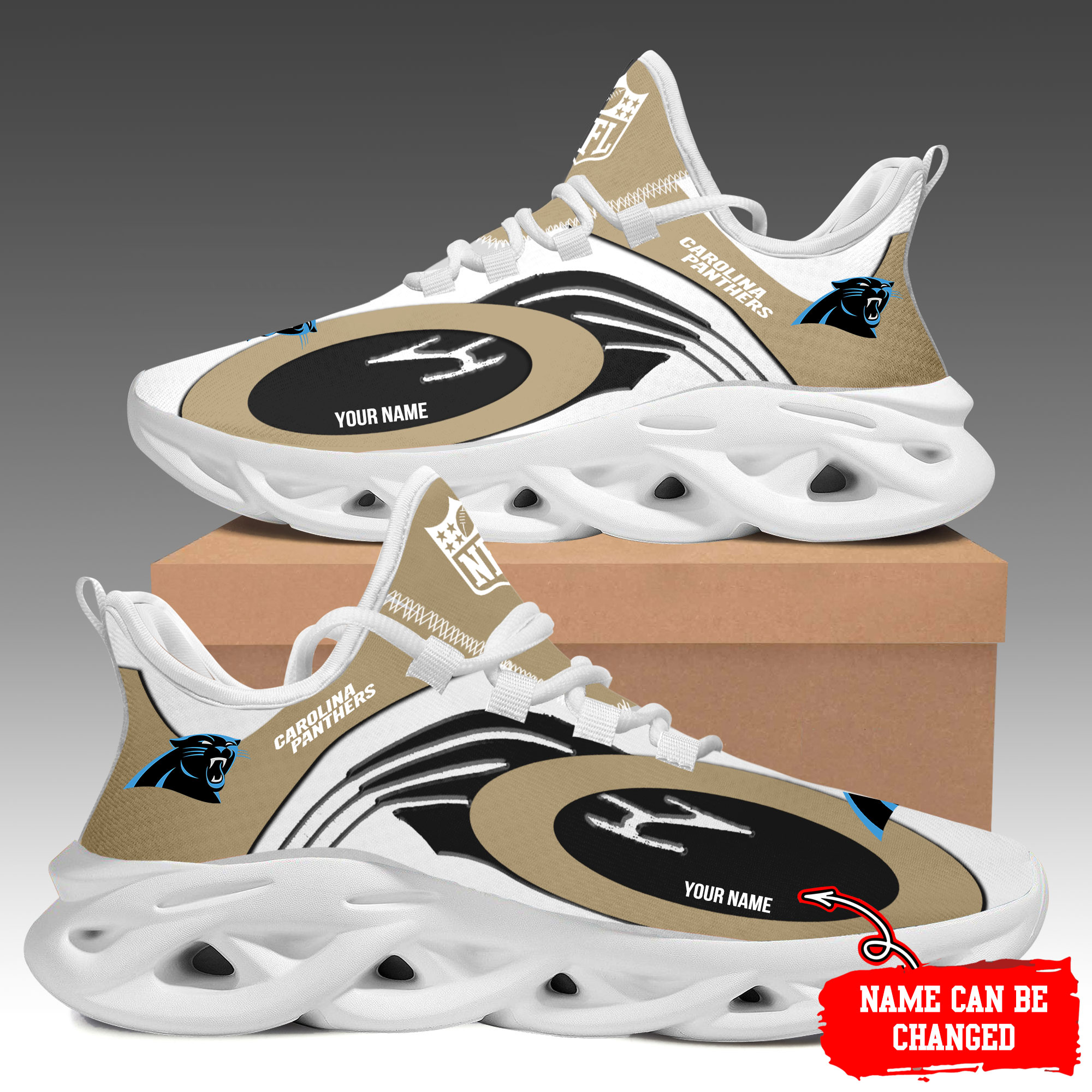 Carolina Panthers Max Soul Shoes Sneakers For Men And Women