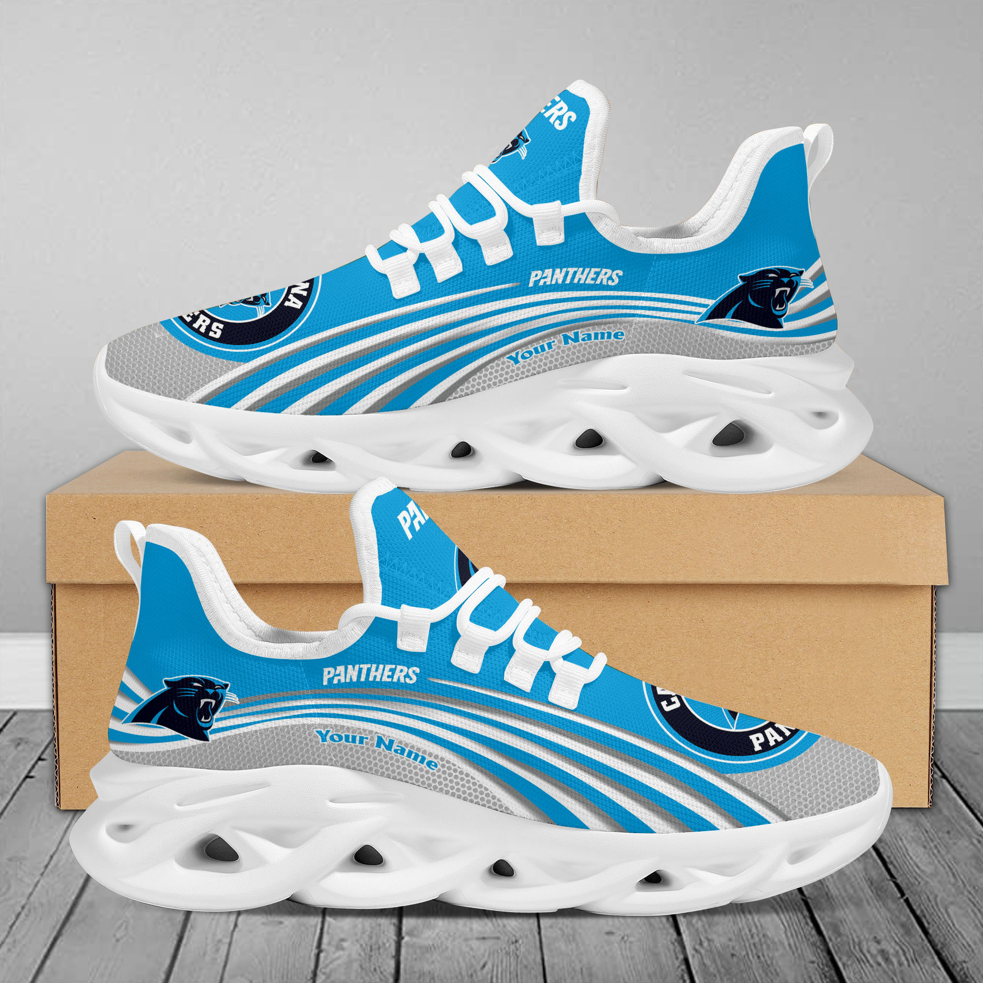 Carolina Panthers Max Soul Shoes Sneakers For Men And Women