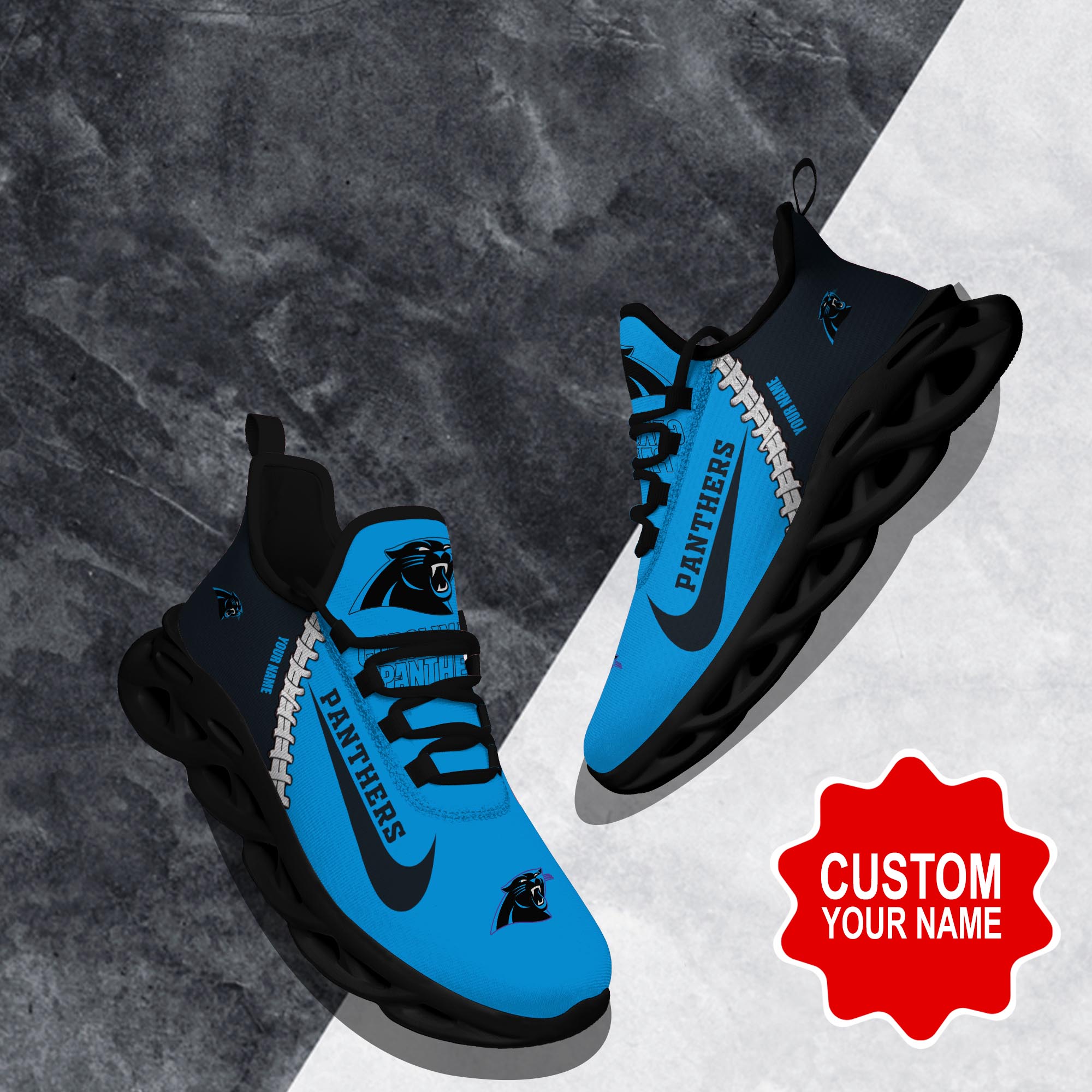 Carolina Panthers Max Soul Shoes Sneakers For Men And Women