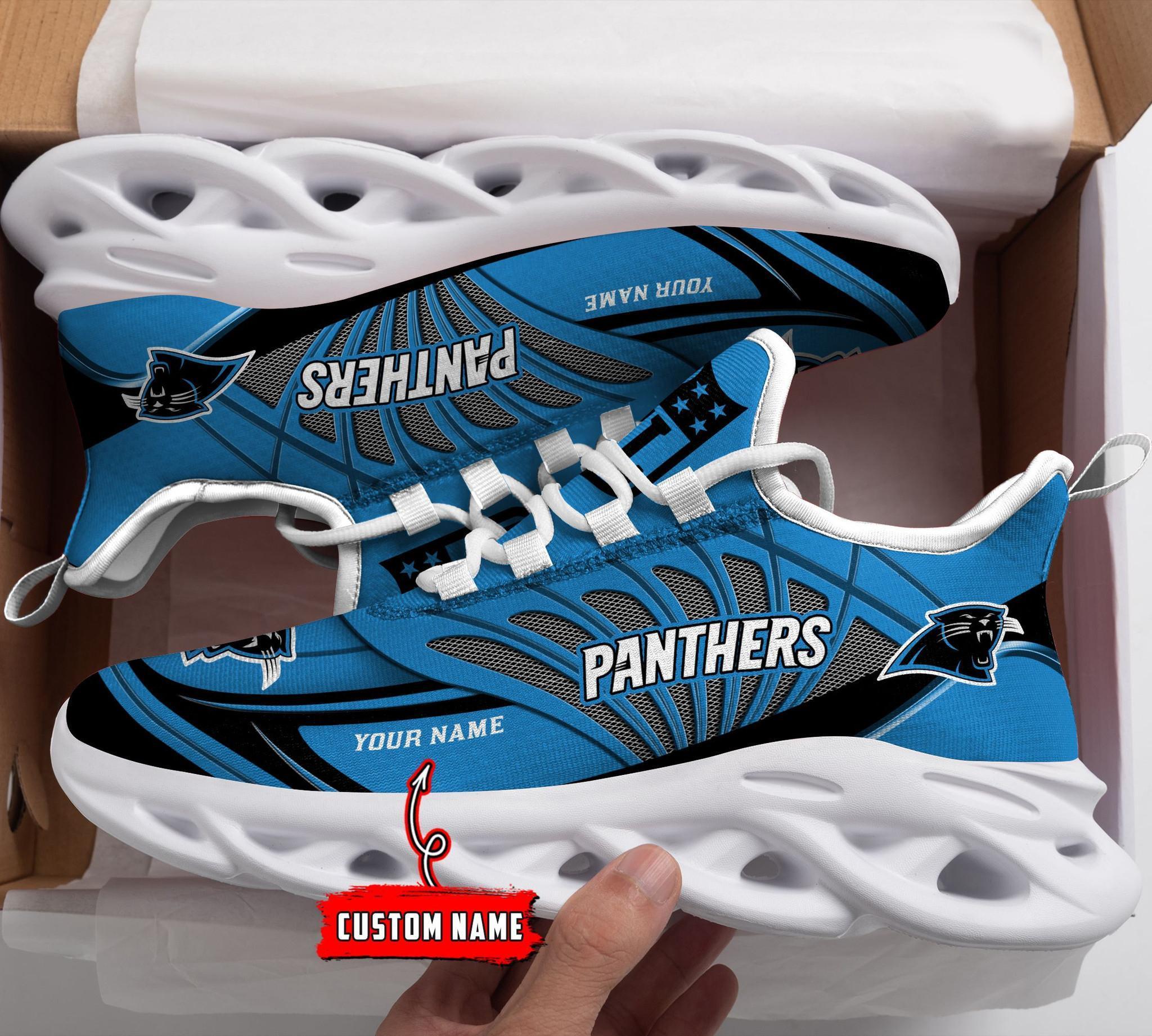 Carolina Panthers Max Soul Shoes Sneakers For Men And Women