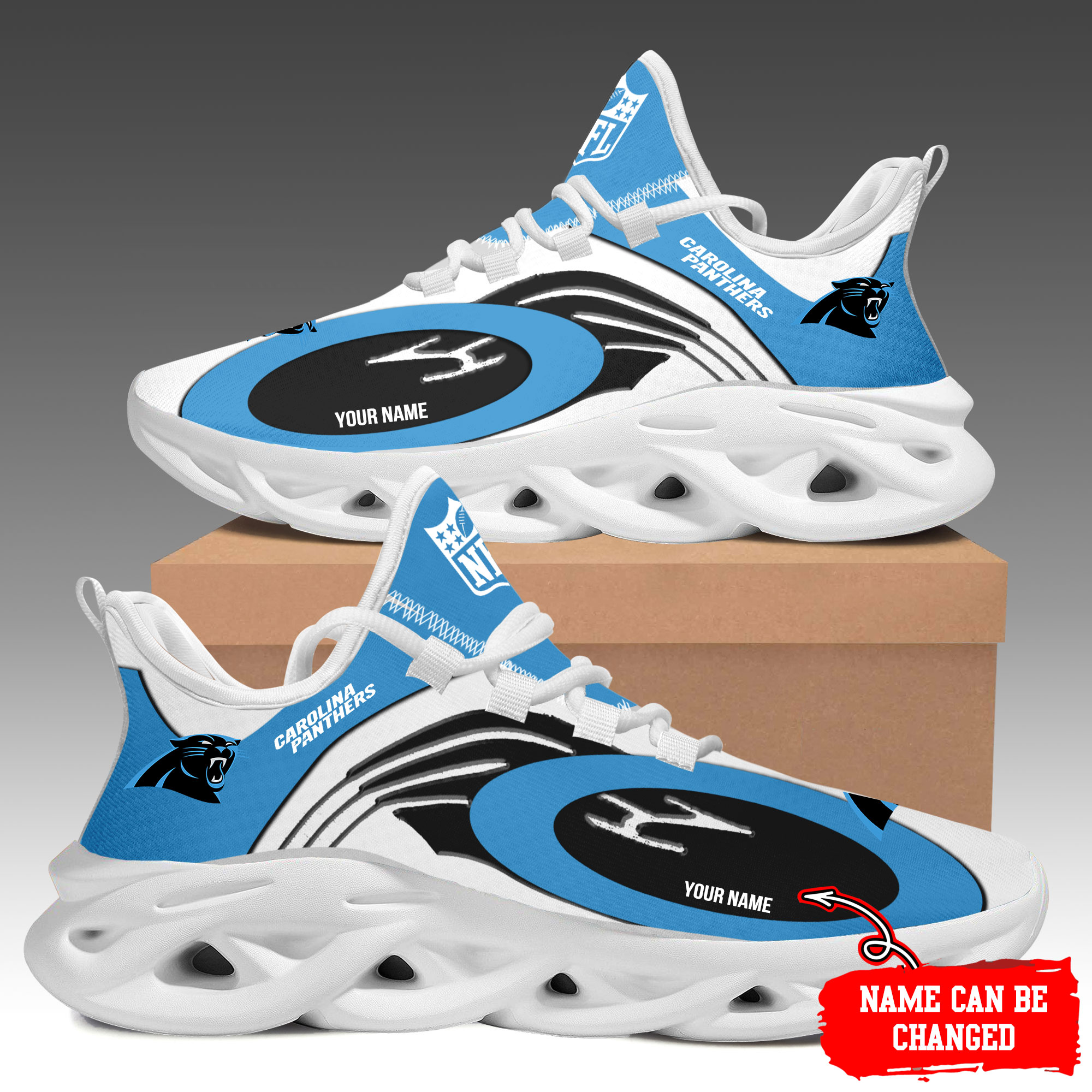 Carolina Panthers Max Soul Shoes Sneakers For Men And Women