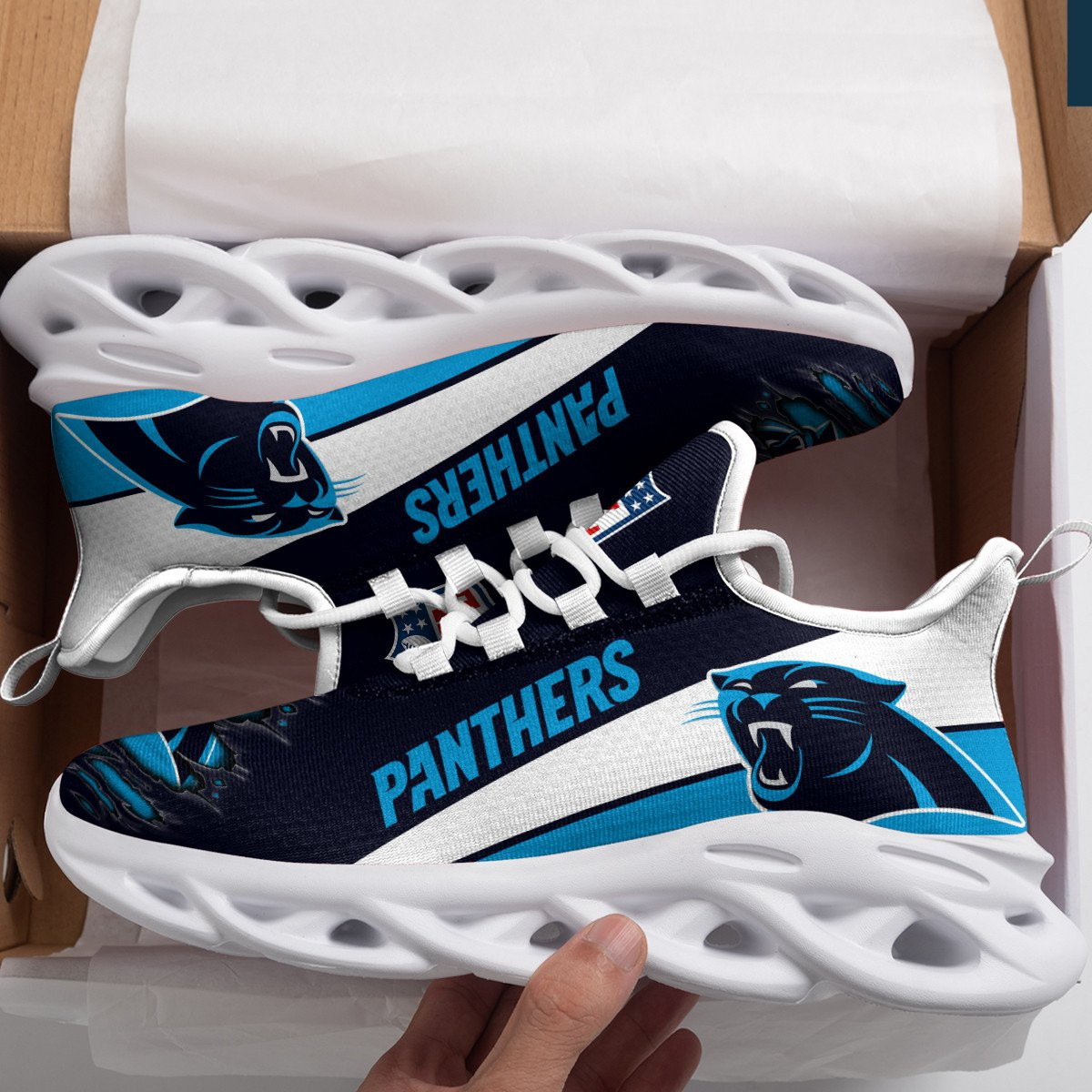 Carolina Panthers NFL Max Soul Shoes Sneakers For Men And Women