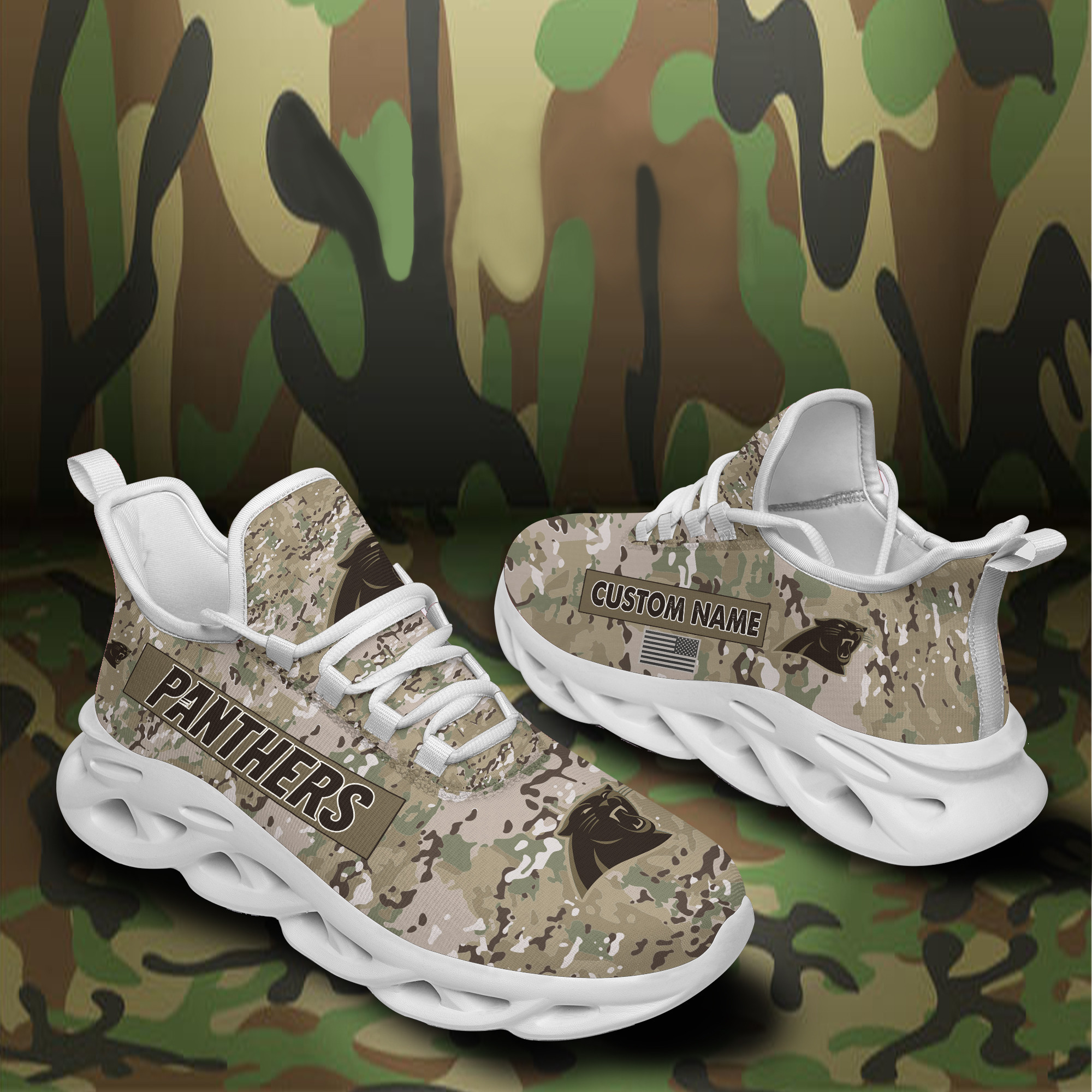 Carolina Panthers NFL Max Soul Shoes Sneakers For Men And Women