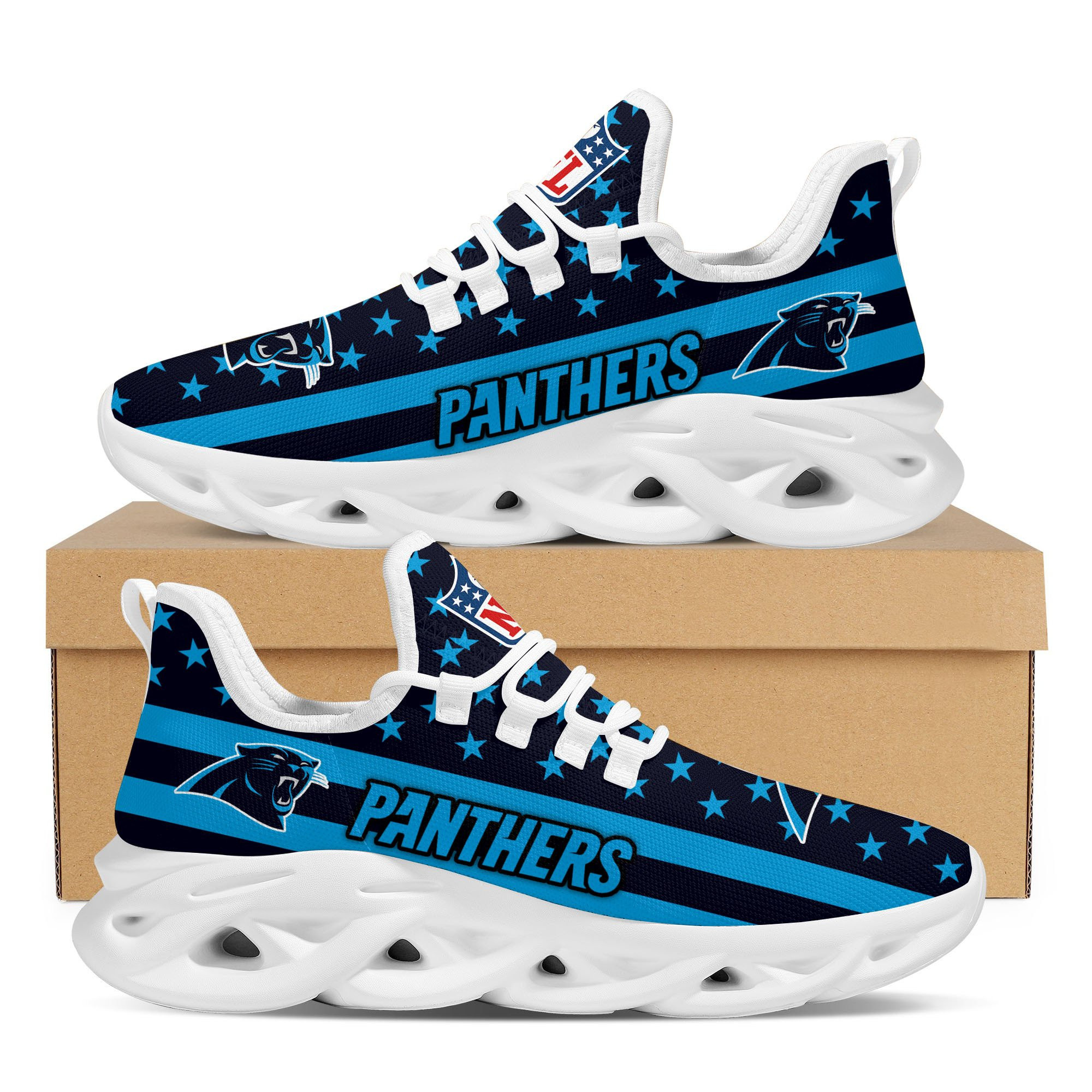 Carolina Panthers NFL Max Soul Shoes Sneakers For Men And Women