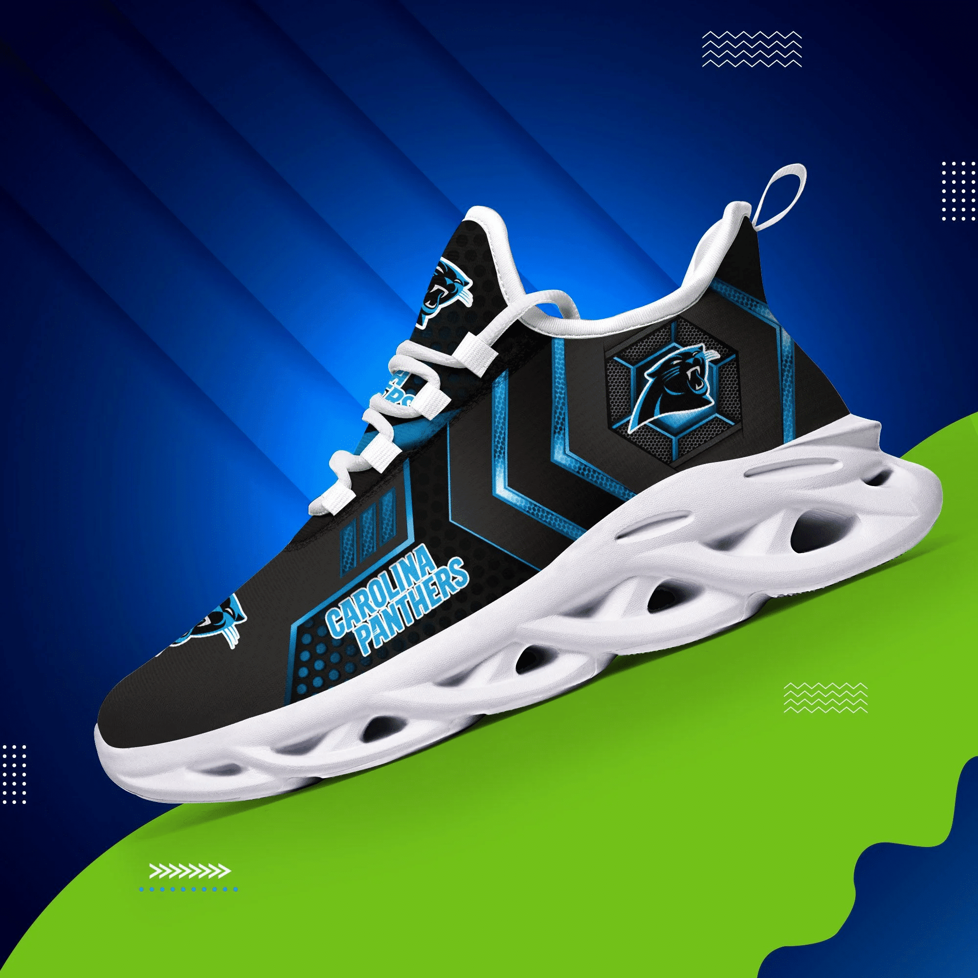 Carolina Panthers NFL Max Soul Shoes Sneakers For Men And Women
