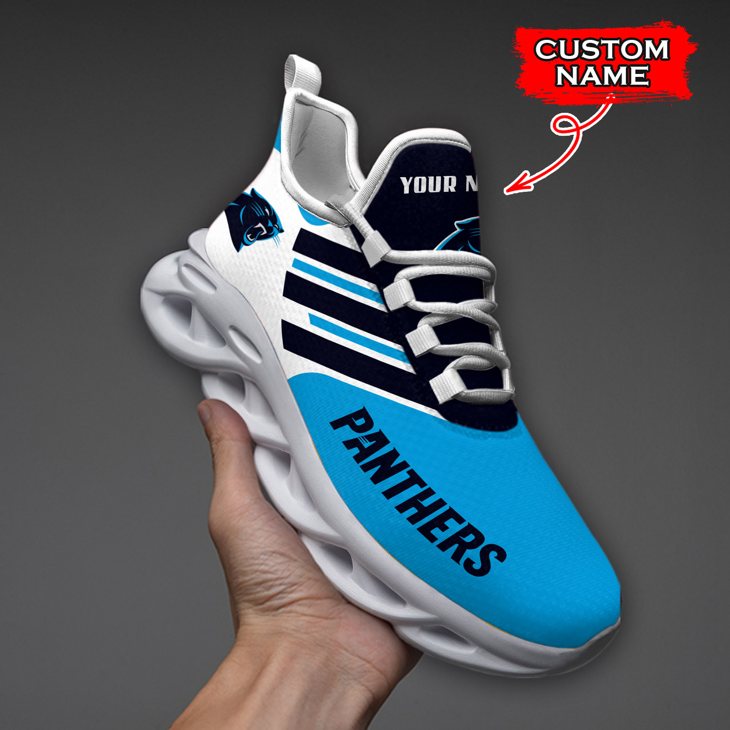 Carolina Panthers NFL Max Soul Shoes Sneakers For Men And Women