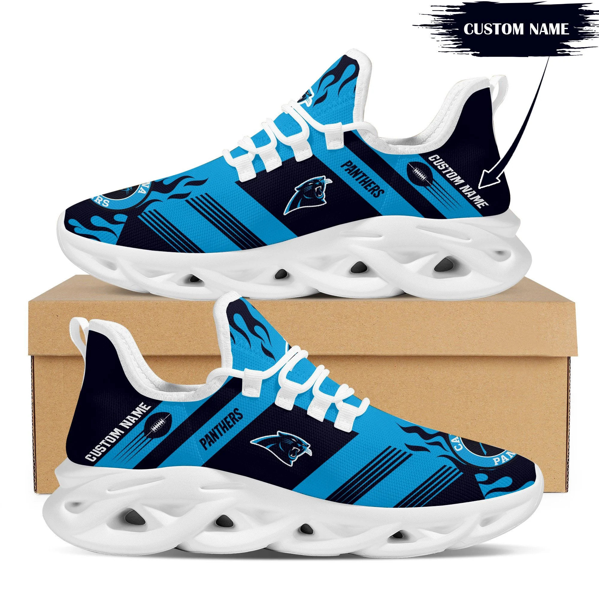 Carolina Panthers NFL Max Soul Shoes Sneakers For Men And Women