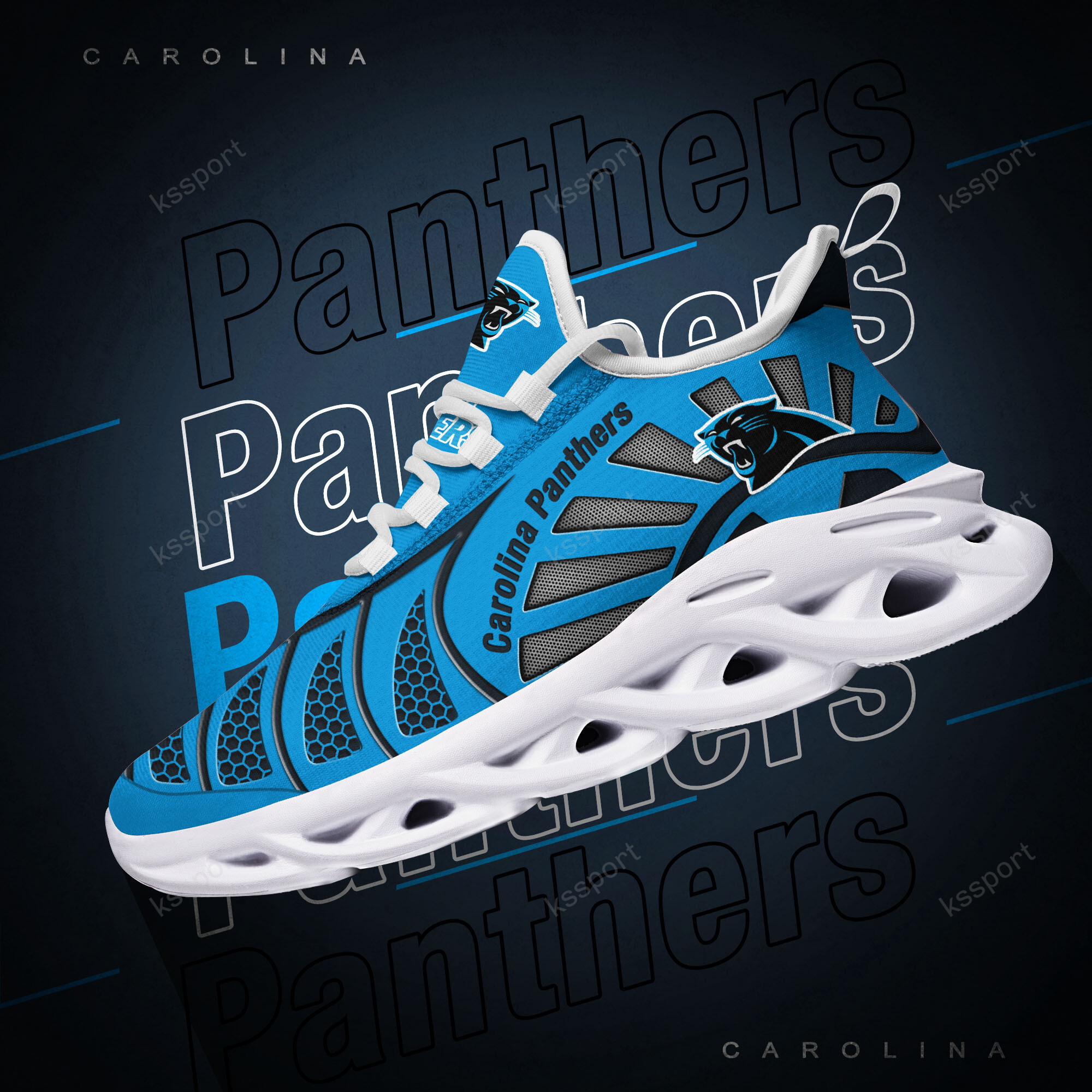 Carolina Panthers NFL Max Soul Shoes Sneakers For Men And Women
