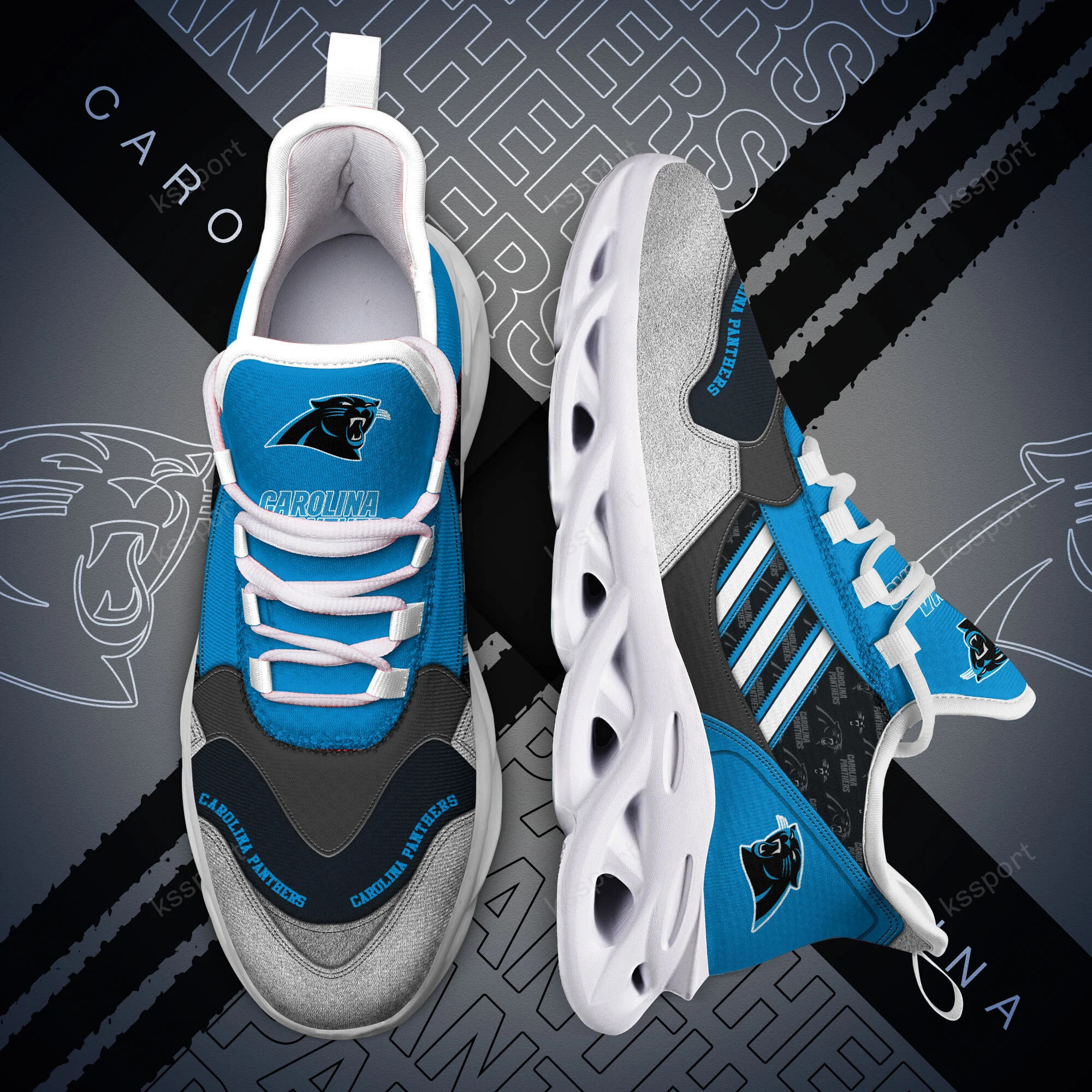 Carolina Panthers NFL Max Soul Shoes Sneakers For Men And Women